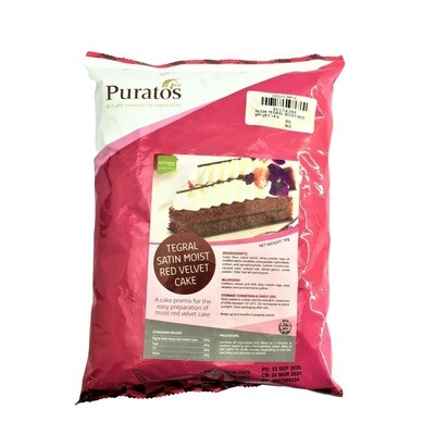 PURATOS TEGRAL SATIN MOIST RED VELVET CAKE 1kg