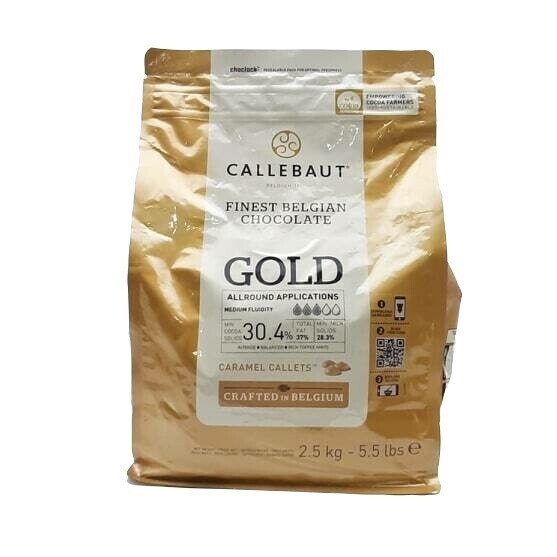 CALLEBAUT GOLD - CARAMEL CALLETS CHOCOLATE COUVERTURE