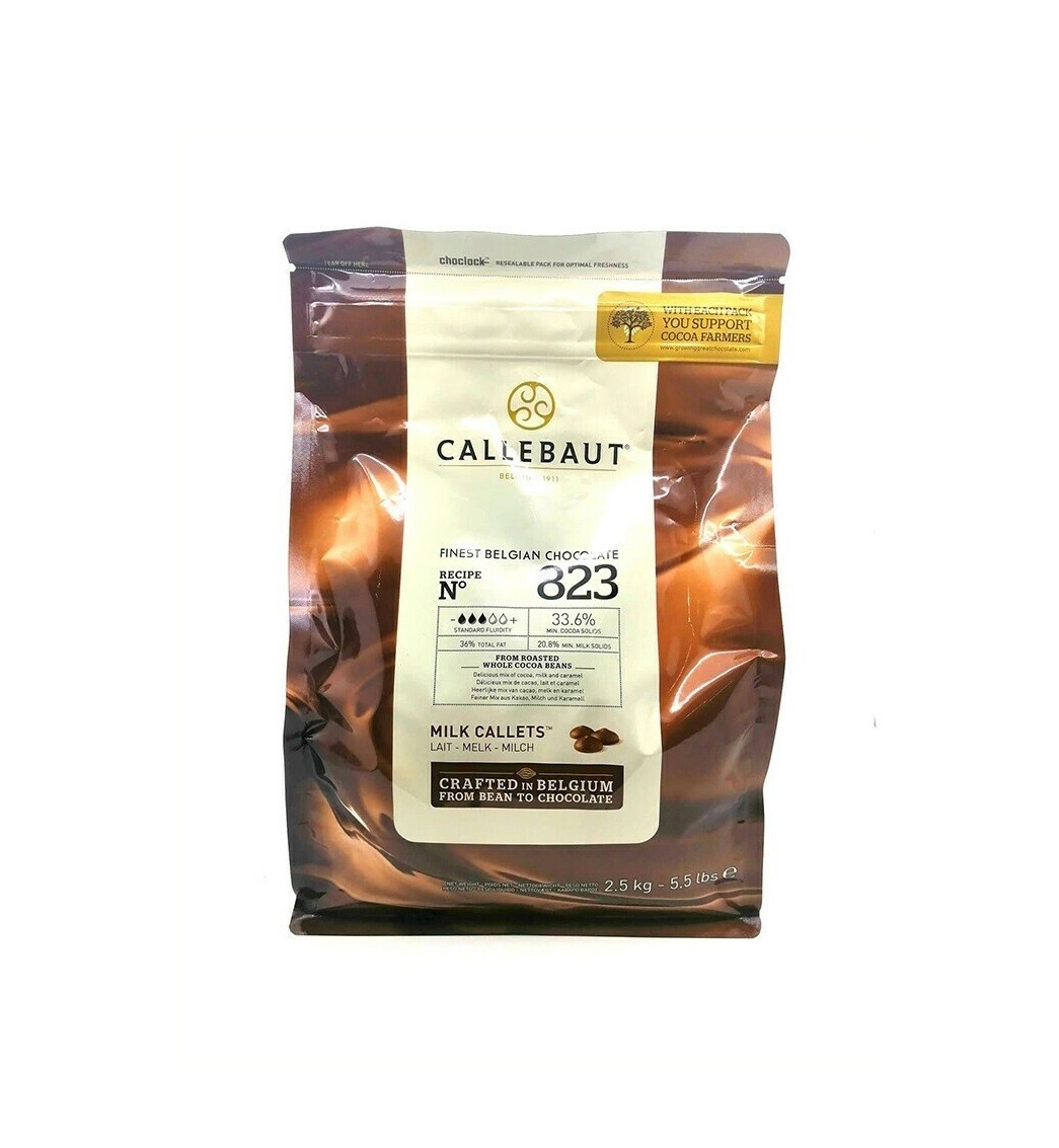 CALLEBAUT N°823 MILK CALLETS CHOCOLATE