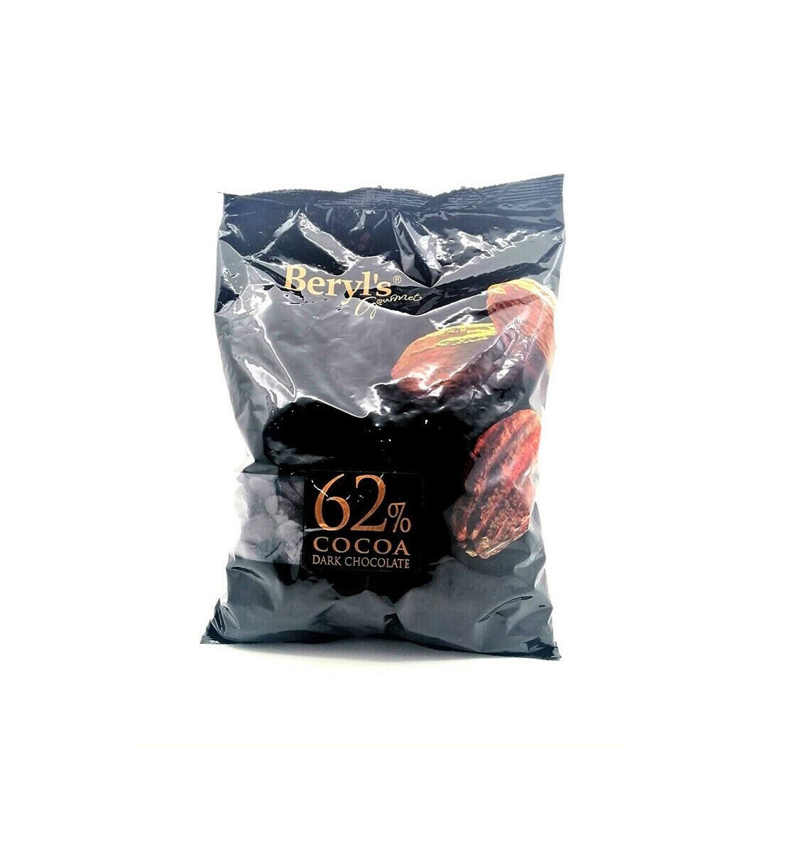 BERYL&#39;S 62% DARK CHOCOLATE COINS COUVERTURE