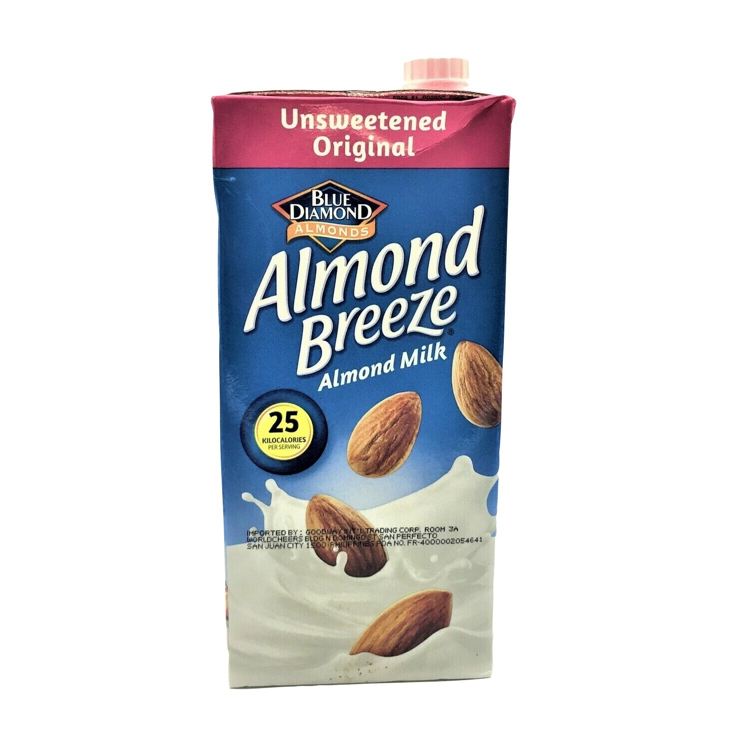 ALMOND BREEZE MILK UNSWEETENED ORIGINAL 946ml