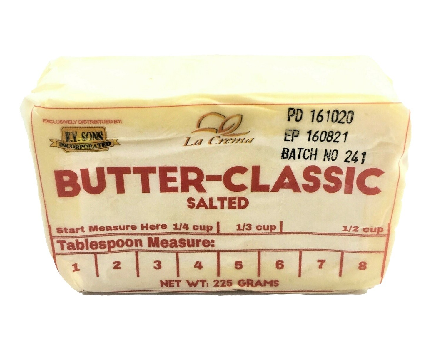 LA CREMA CLASSIC BUTTER SALTED  (GP) 225g