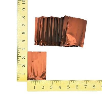 2⅜&quot; BROWN FOIL POUCH APPROX. 100&#39;s
