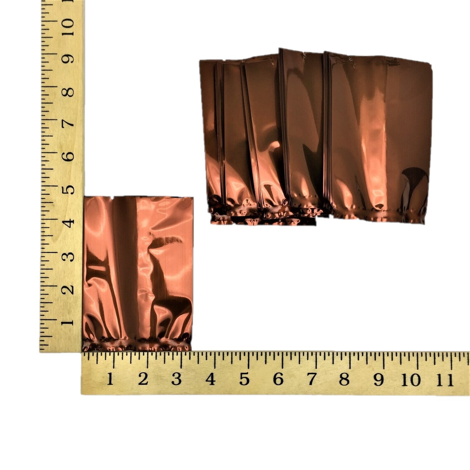 3½&quot; BROWN FOIL POUCH APRROX. 100&#39;s