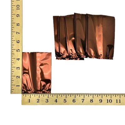 3½&quot; BROWN FOIL POUCH APRROX. 100&#39;s