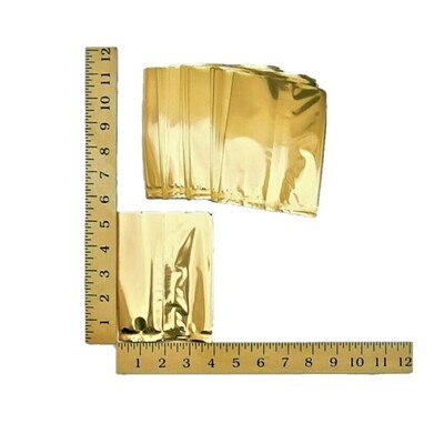 4&quot; X 5&quot; GOLD FOIL POUCH APPROX. 100&#39;s