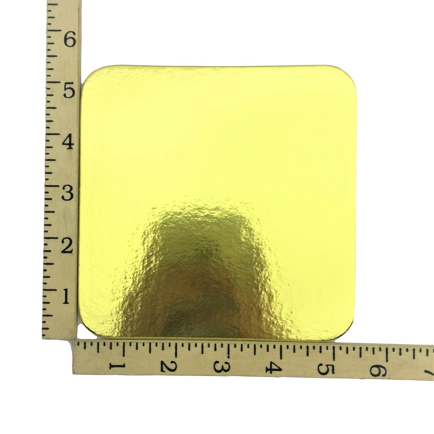PREMIUM GOLD 5½&quot; X 5½&quot; CAKE BOARD