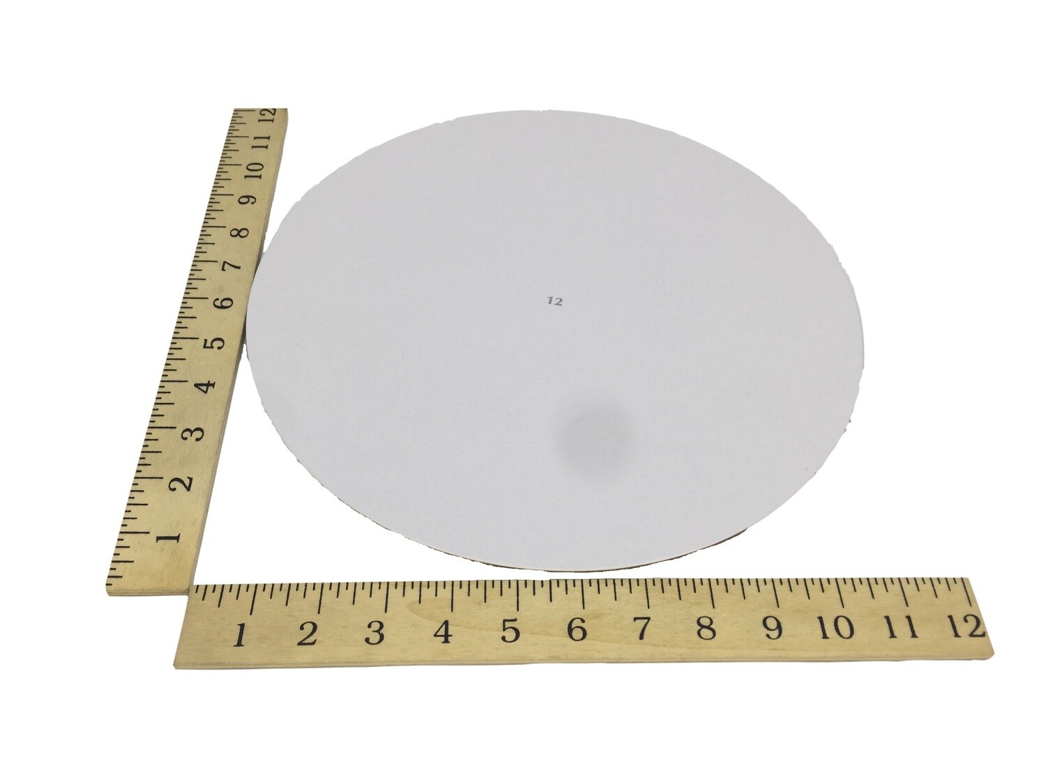 12 ROUND WHITE CAKE BOARD