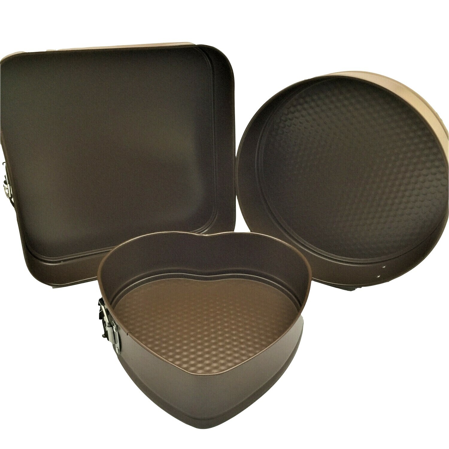 N/S SPRINGFORM PAN SET (HEART, ROUND, SQUARE)