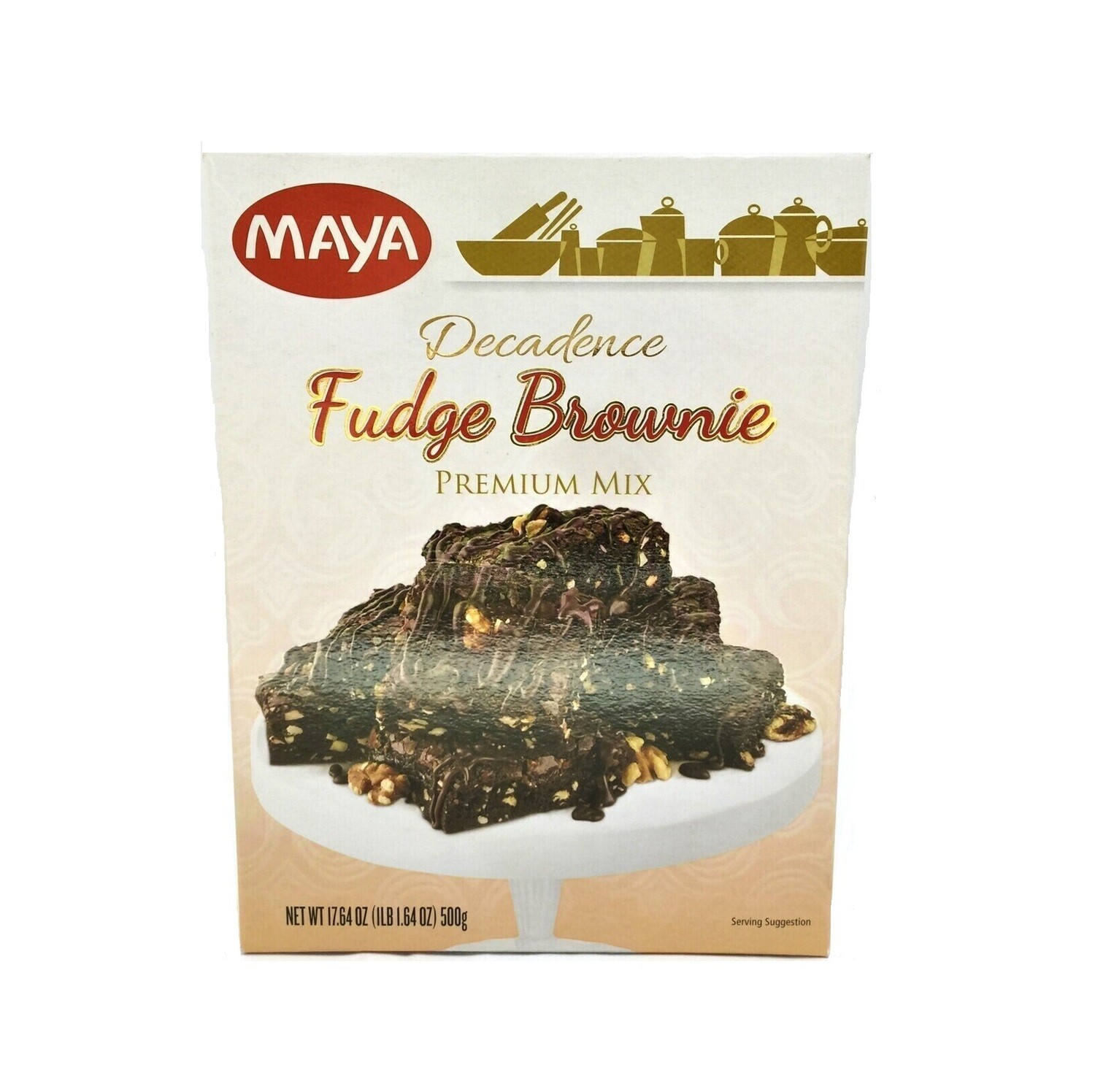 MAYA DECADENCE FUDGE BROWNIE MIX 500g