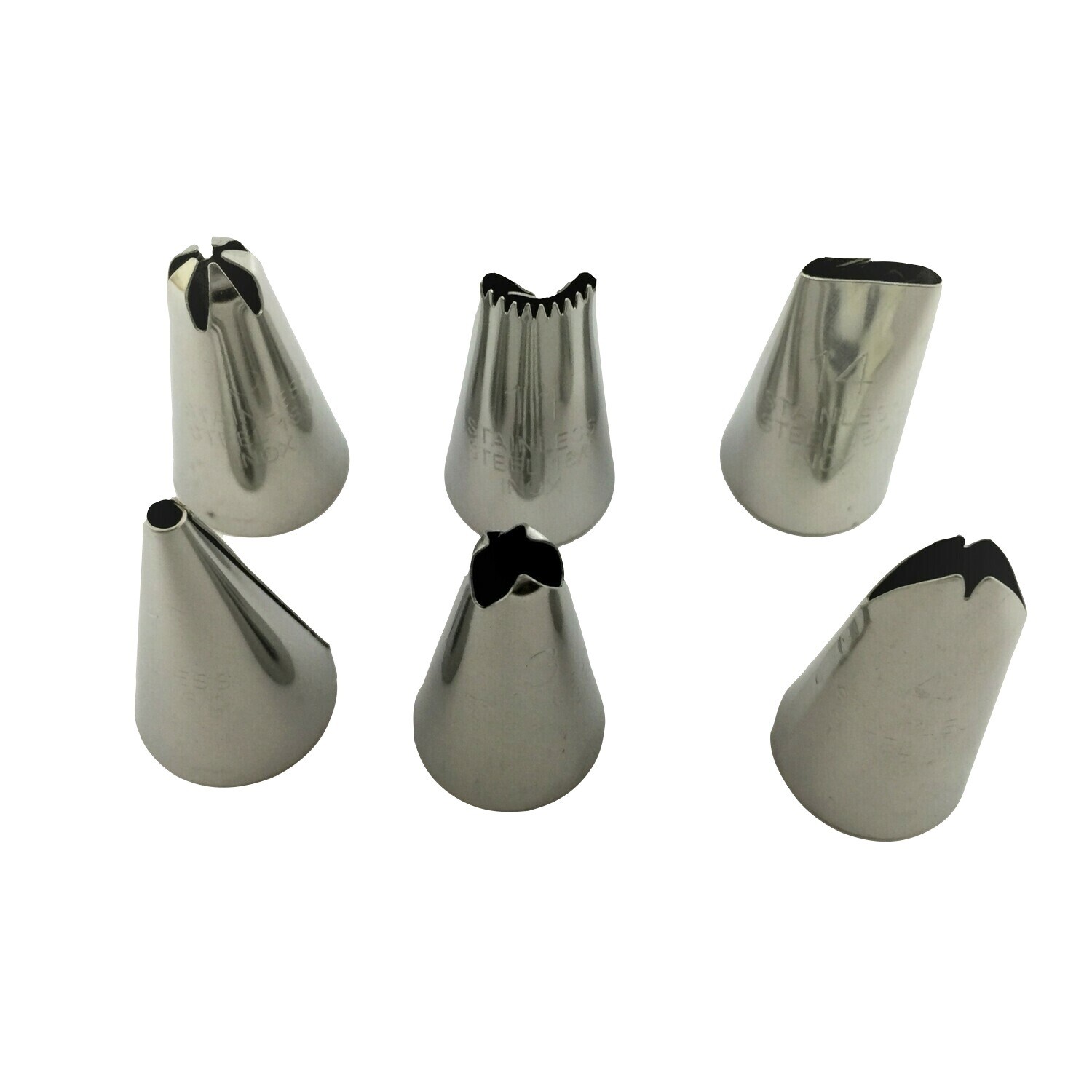 SL0226 DECORATING TIP SET 6`S 0327-4