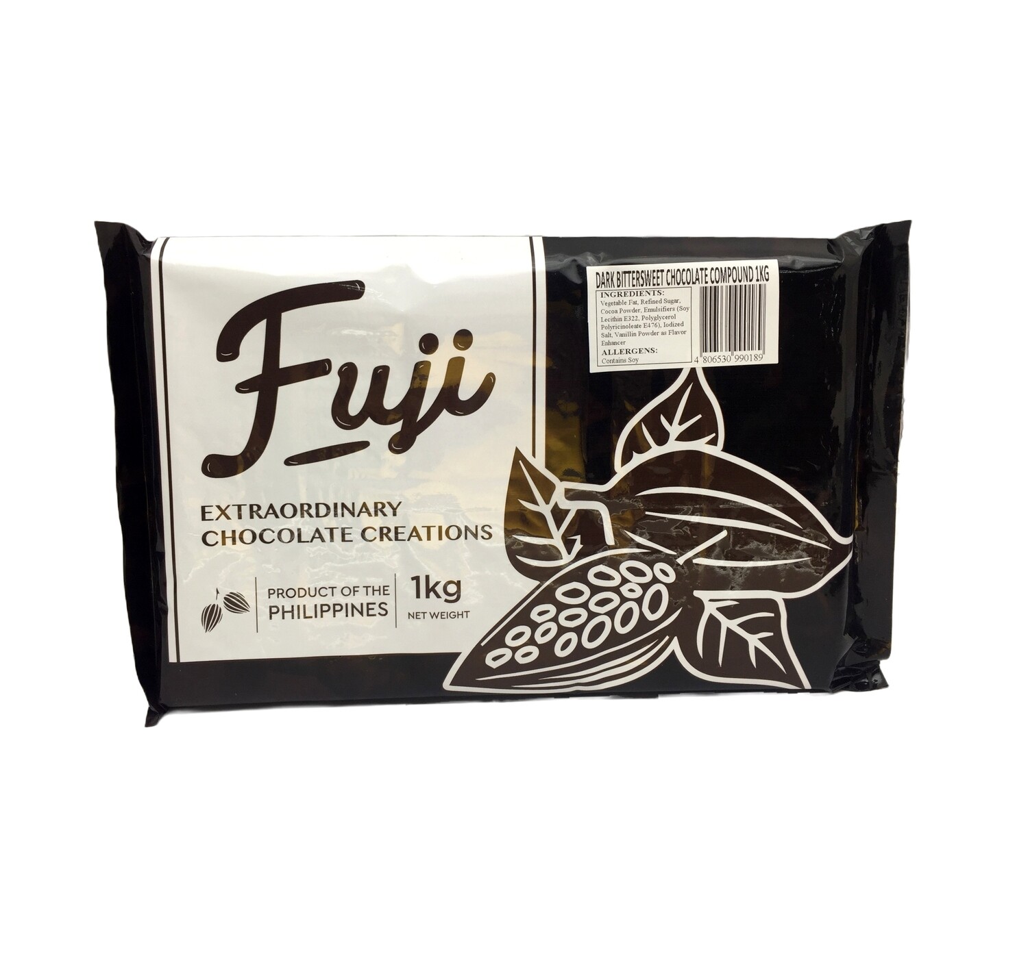 FUJI DARK BITTERSWEET CHOCOLATE COMPOUND 1kg