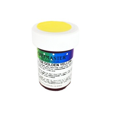 CHEFMASTER GEL COLOR GOLDEN YELLOW 1OZ