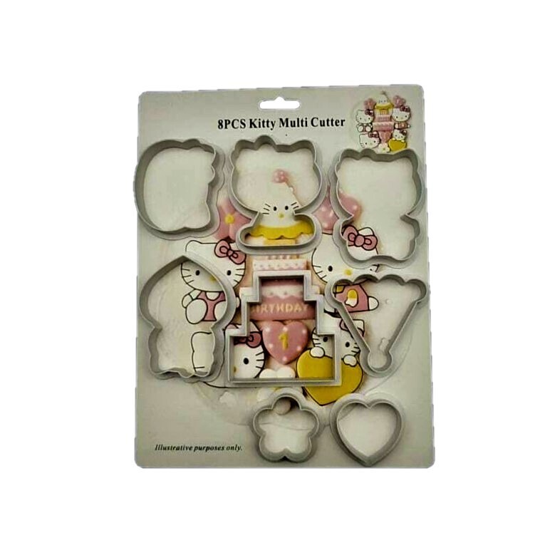 HELLO KITTY CUTTER 8PCS