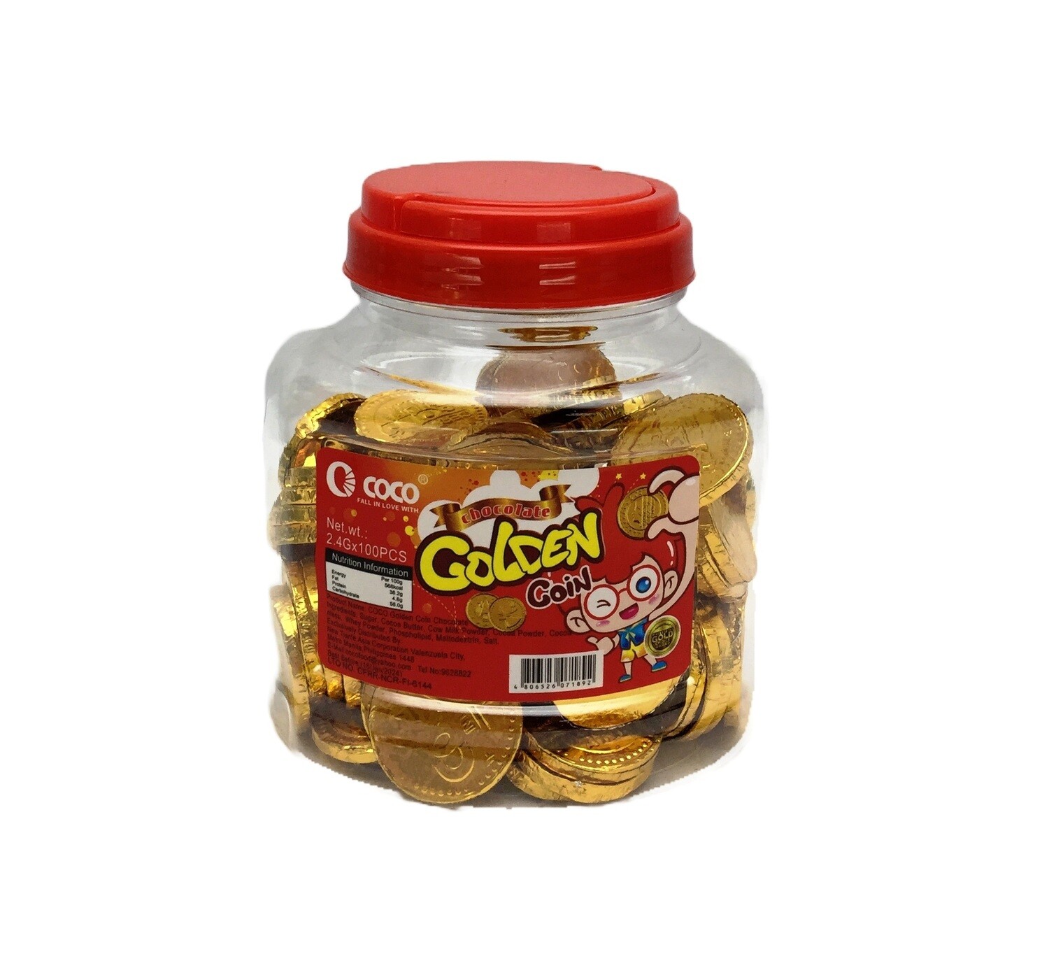 COCO CHOCOLATE GOLDEN COIN 240g