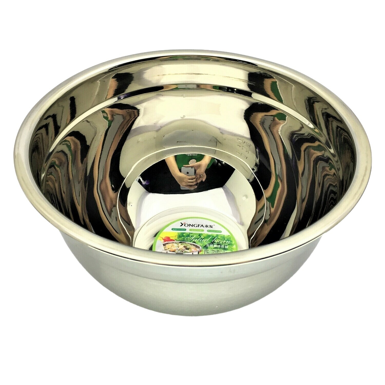 GYF-22 HI-GRADE S/S MIXING BOWL 22CM