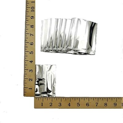 2⅜&quot; SILVER FOIL POUCH APPROX. 100&#39;s