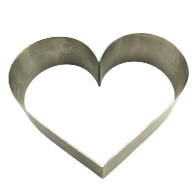 AT S/S CAKE RING HEART 5&quot; X 1½&quot;
