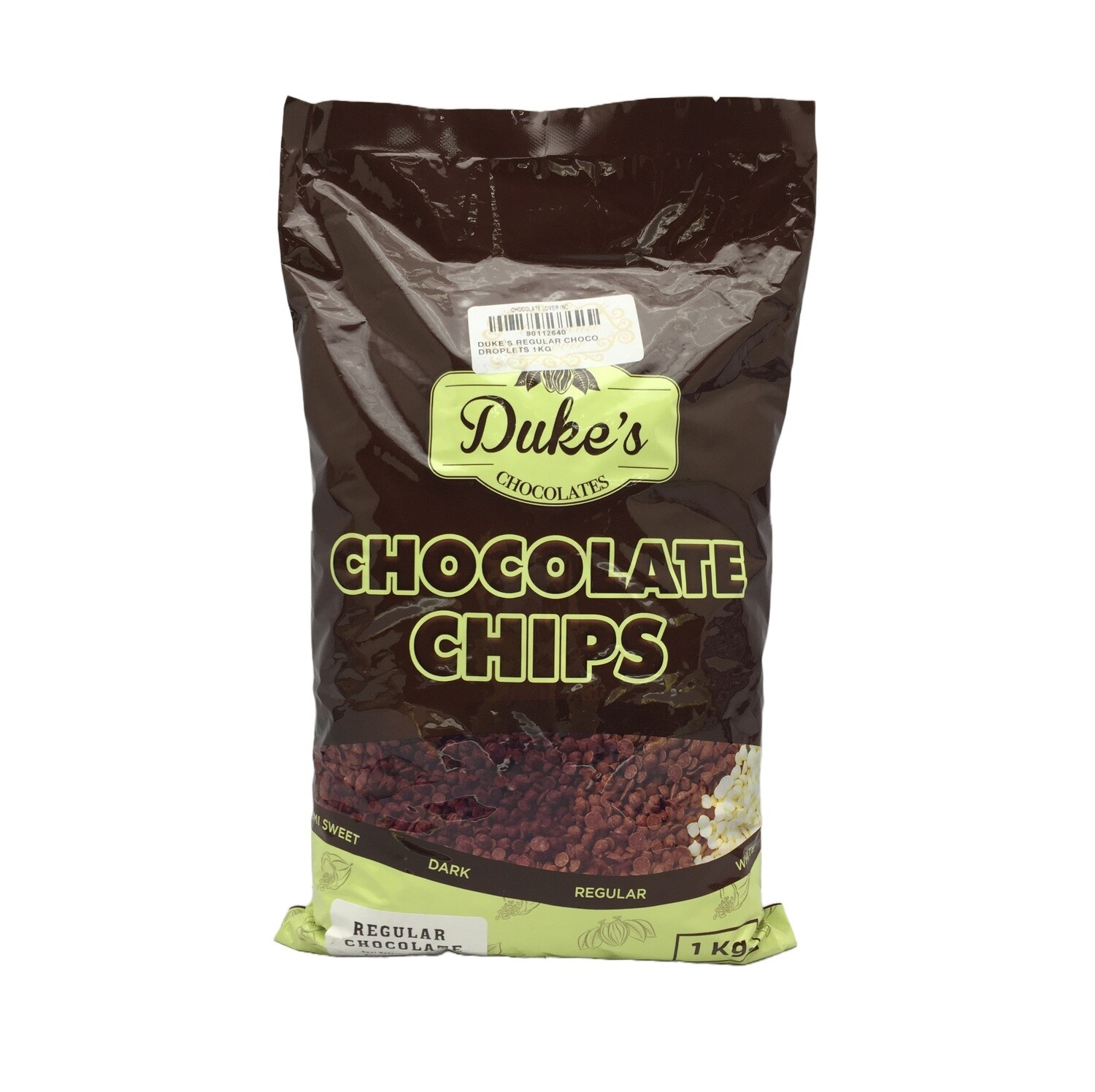 DUKE&#39;S REGULAR CHOCOLATE CHIPS 1kg