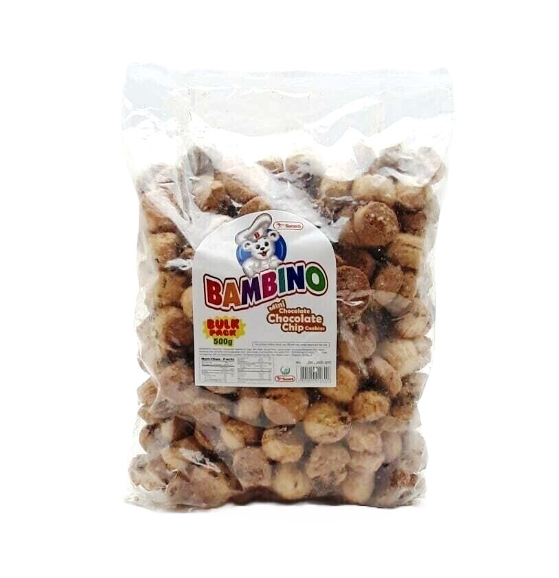 BAMBINO MINI CHOCOLATE CHIP COOKIES 500g