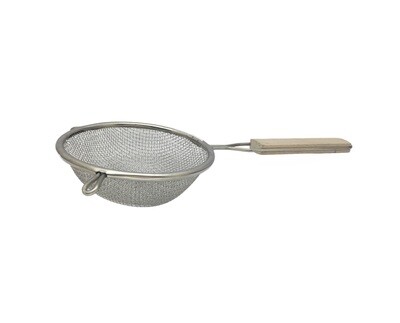 STRAINER WITH WOOD HANDLE 12cm (028-1)