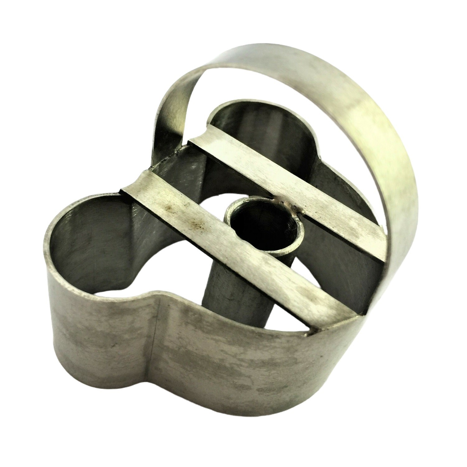 S/S DOUGHNUT CUTTER WITH HANDLE TBEAR 1½&quot; X 1&quot;