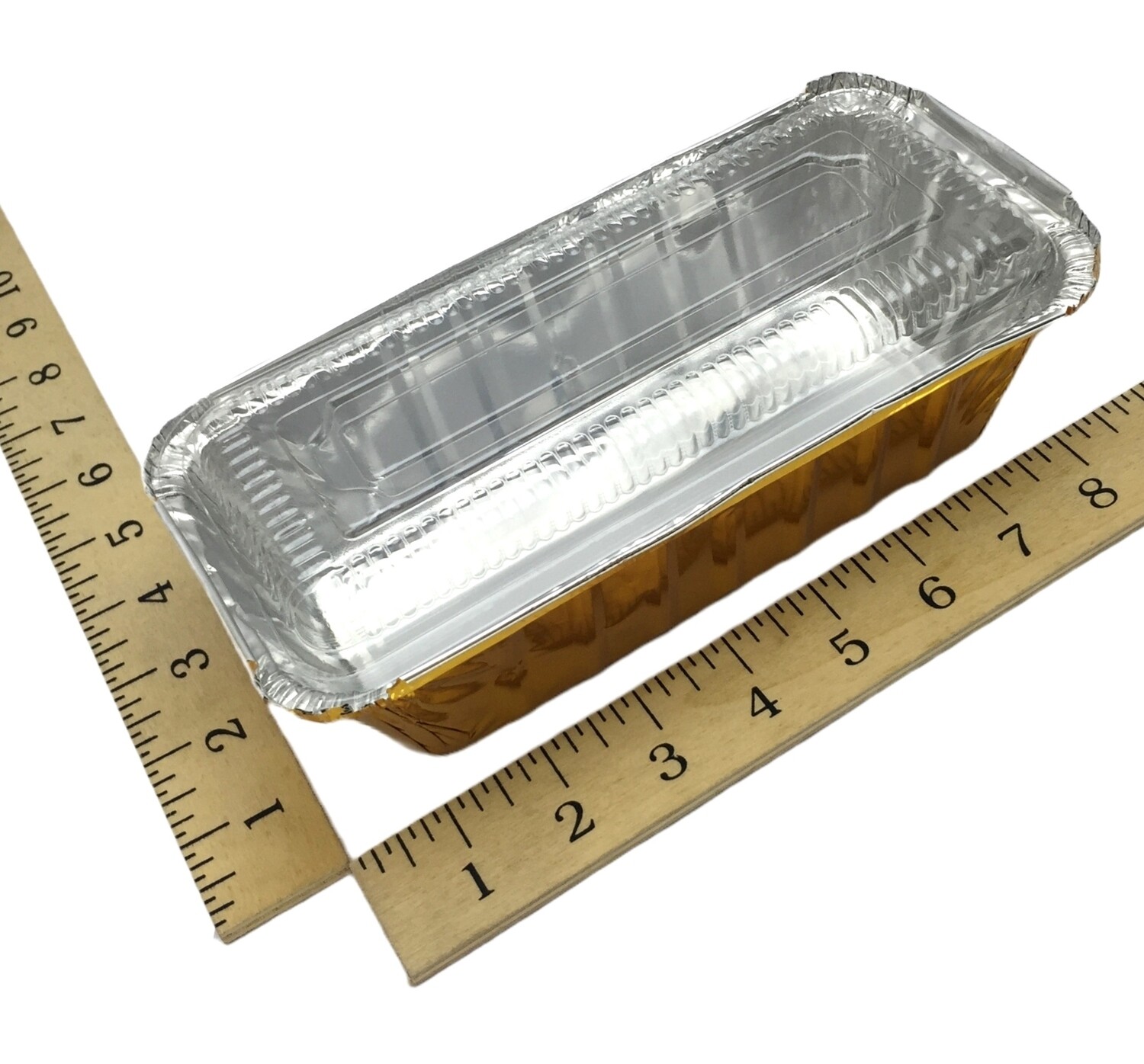 GOLD ALUM. LOAF PAN WITH LID (1850) 10&#39;s