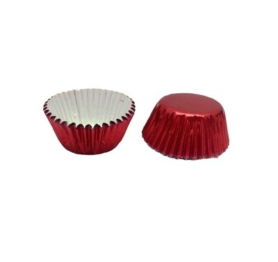 FOIL BAKING CUPS ¾oz RED 100&#39;s