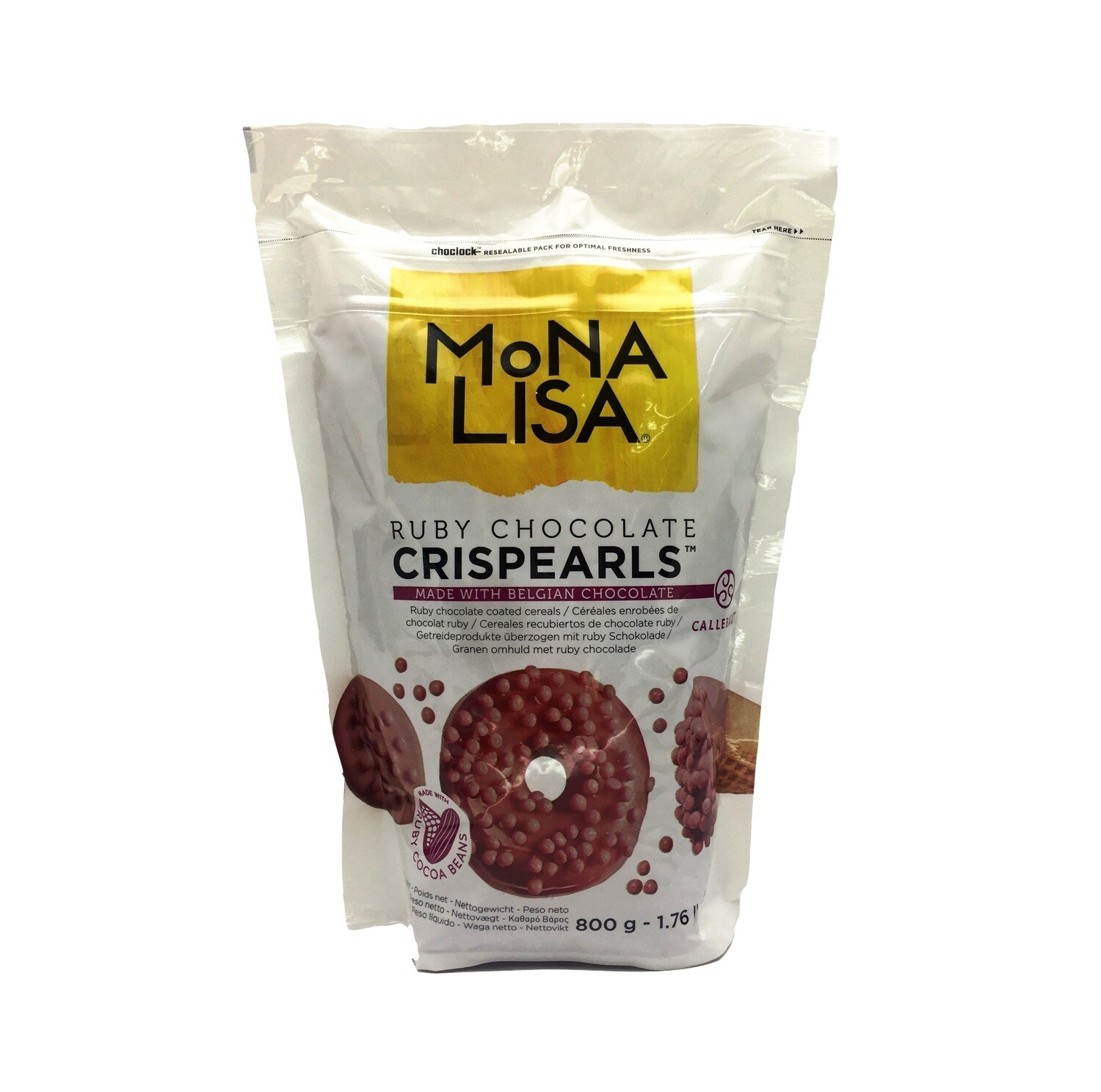 MONA LISA RUBY CHOCOLATE CRISPEARLS