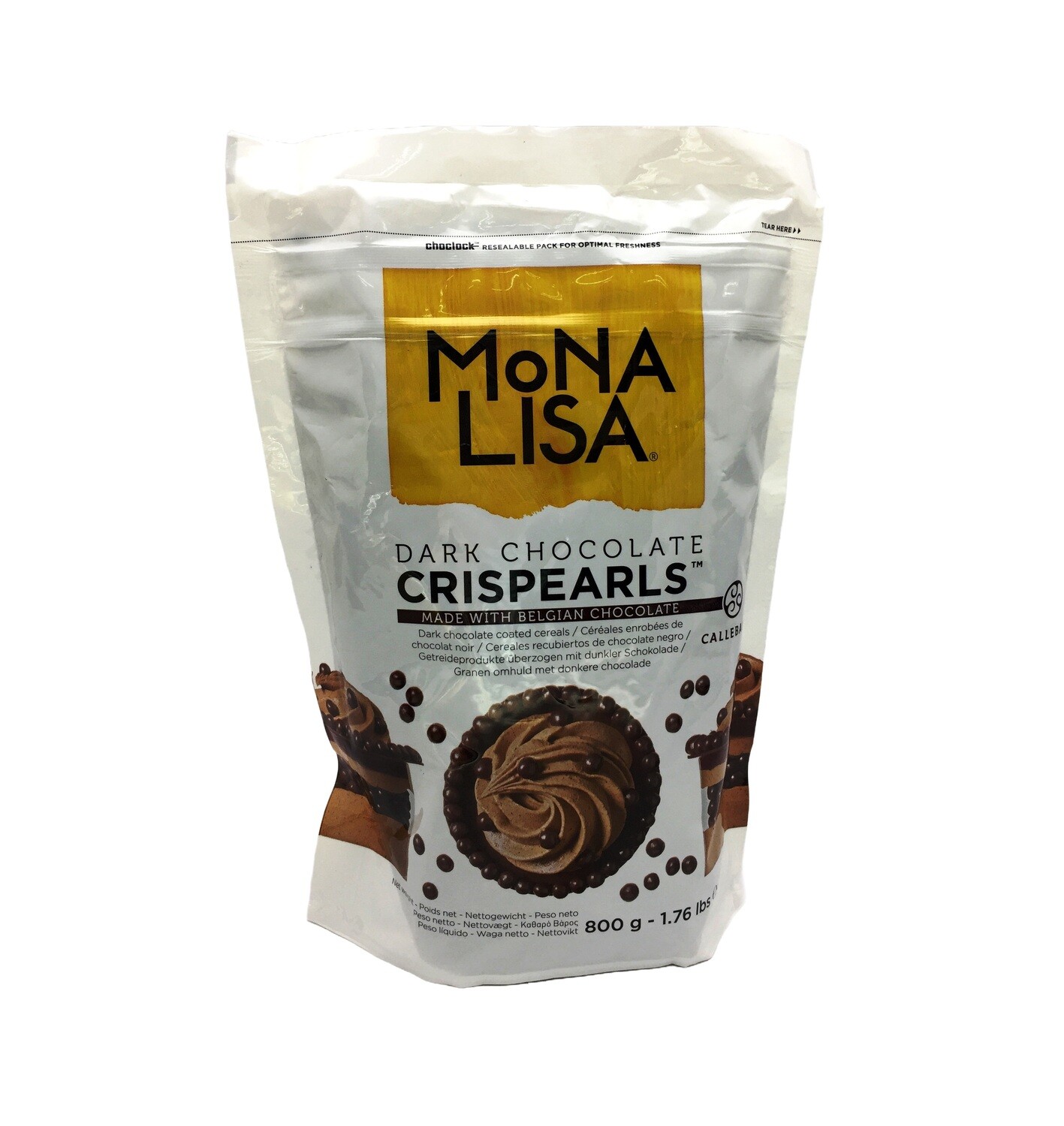 MONA LISA DARK CHOCOLATE CRISPEARLS