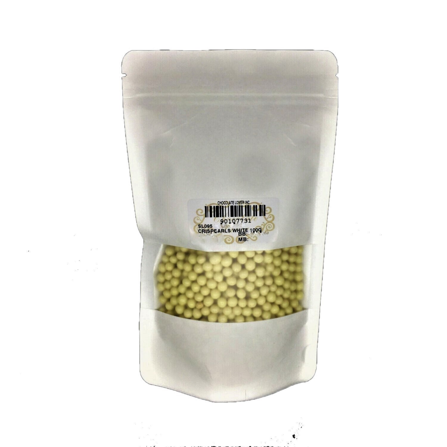 MONA LISA WHITE CHOCOLATE CRISPEARLS 100g
