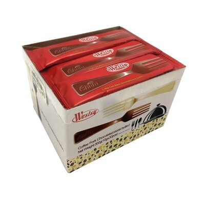 WESLEY COFFEE FORK CHOCOLATE 30x10g