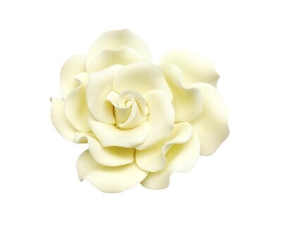 SL0241 SINGLE ROSE XL WHITE EDIBLE TOPPER