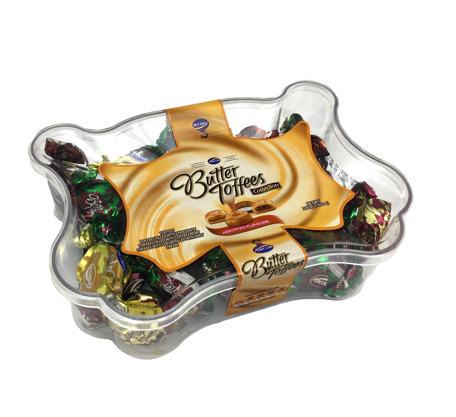 ARCOR BUTTER TOFFEES COLLECTION 200G