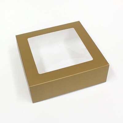 9&quot; X 9&quot; X 3&quot; CLASSIC GOLD 20&#39;s
