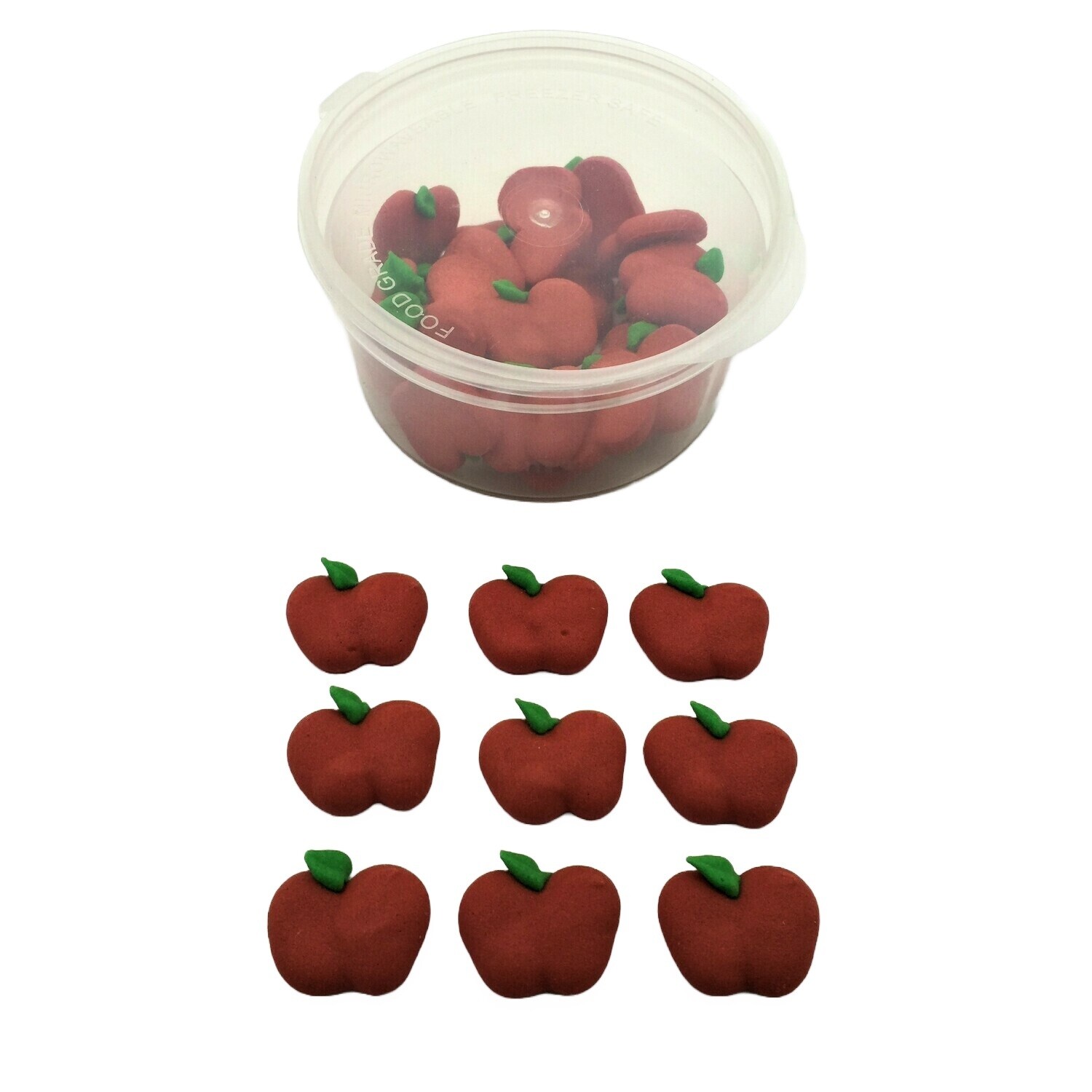 SL0191 APPLE EDIBLE TOPPERS
