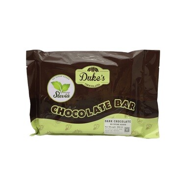 DUKE&#39;S DARK CHOCOLATE WITH STEVIA 500g