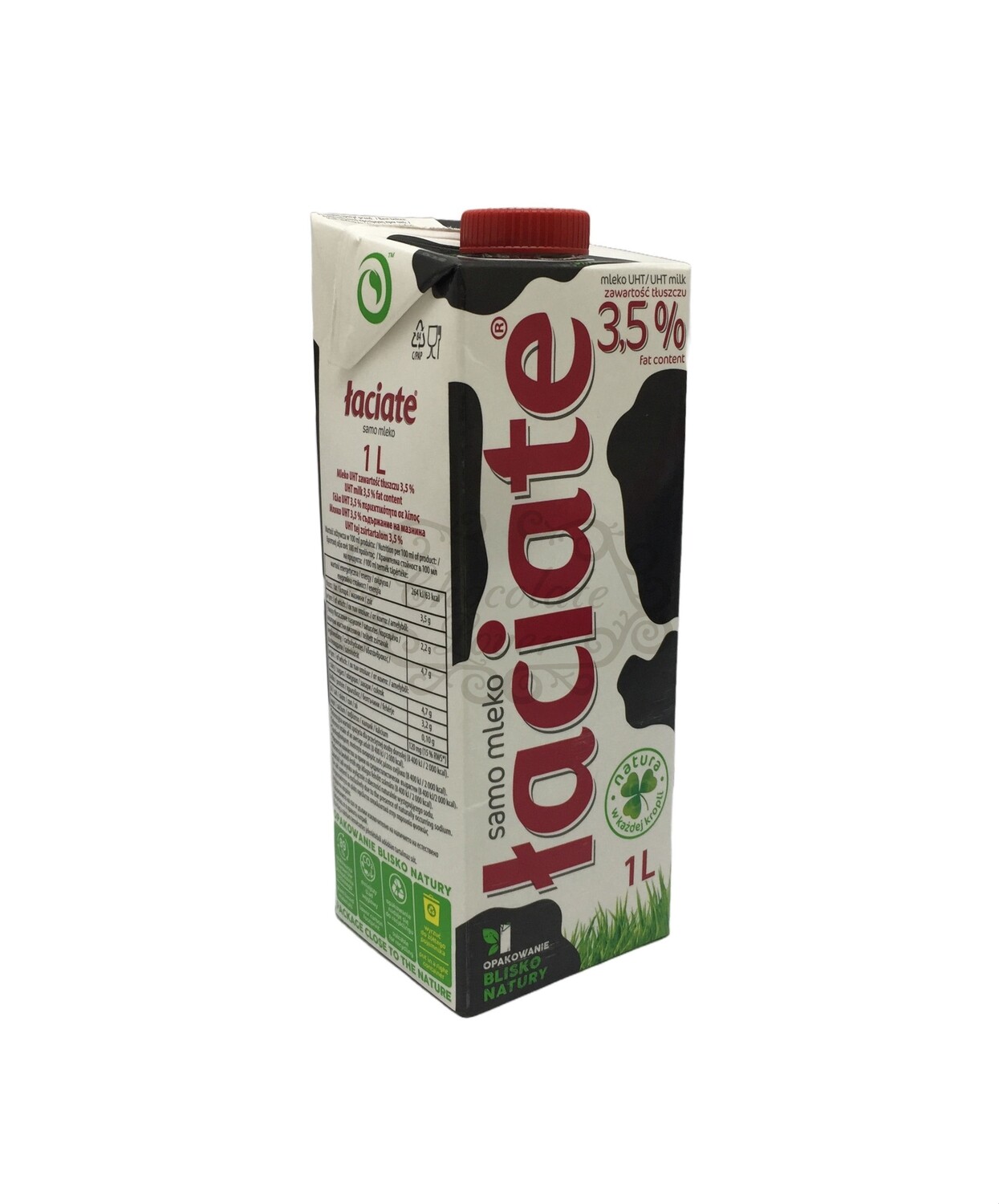 LACIATE UHT MILK 3.5% FAT 1L