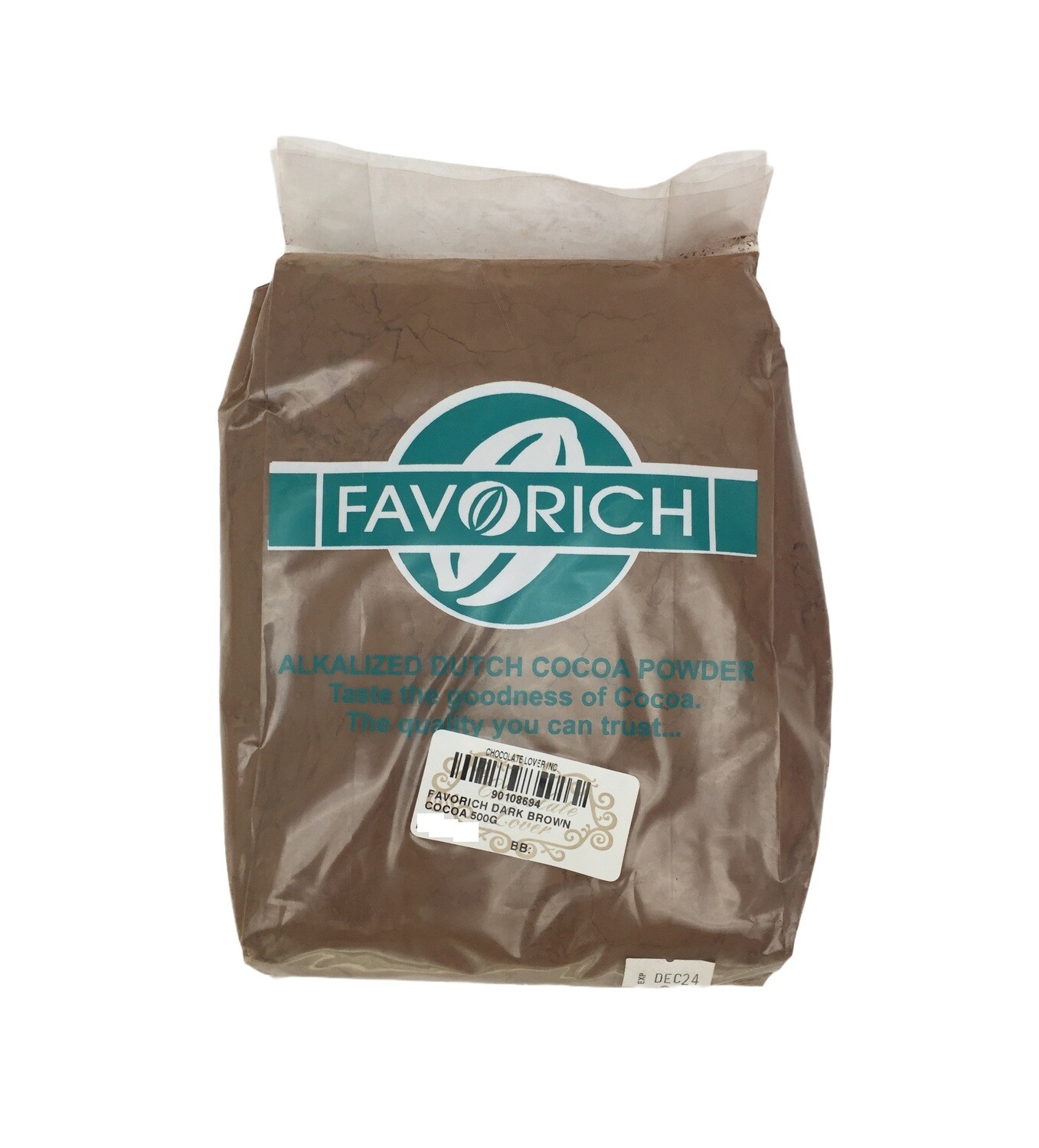 FAVORICH DARK BROWN COCOA POWDER (GP390-11) 500g