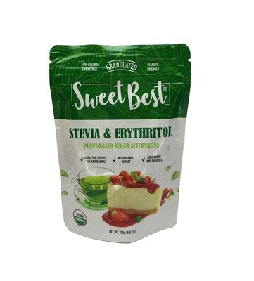 SWEET BEST STEVIA &amp; ERYTHRITOL 150G
