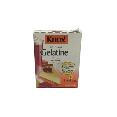 KNOX UNFLAVORED GELATINE 1oz (28g)