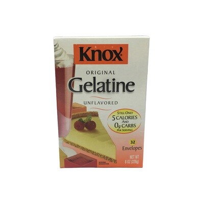 KNOX UNFLAVORED GELATINE 8oz (226g)