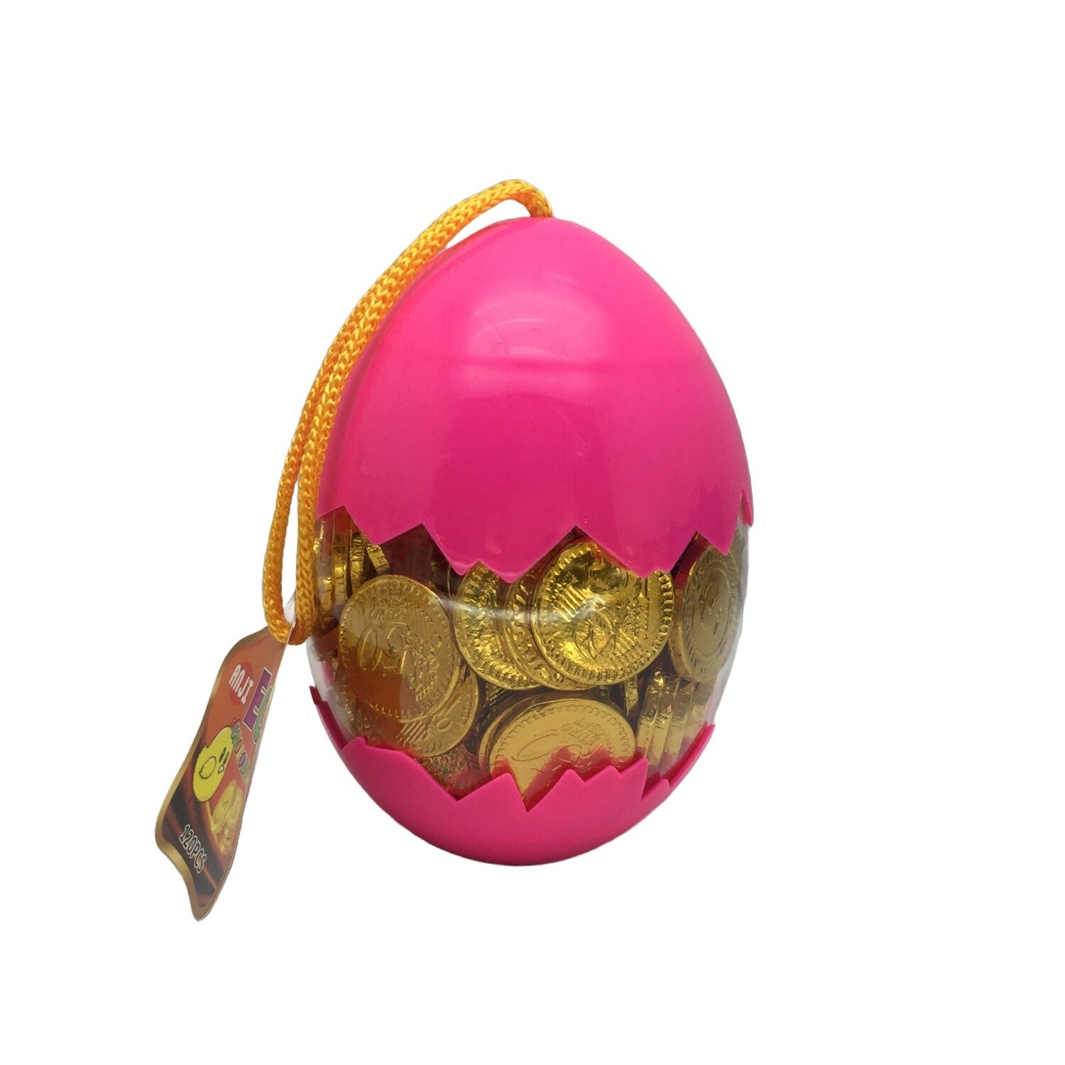 WESLEY EGG JAR CHOCOLATE COINS 120&#39;s