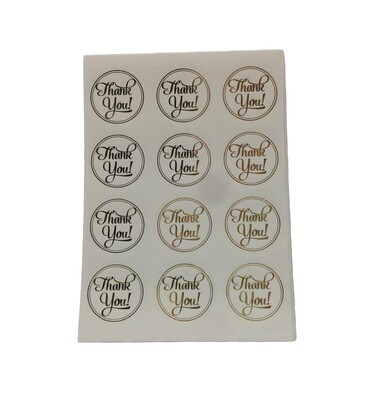 THANK YOU STICKER