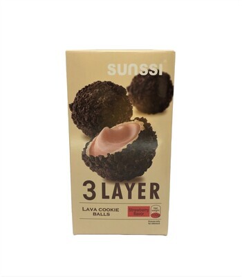 SUNSSI LAVA COOKIE BALLS STRAWBERRY 100g