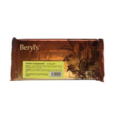 BERYL&#39;S WHITE CHOCOLATE COMPOUND 200g
