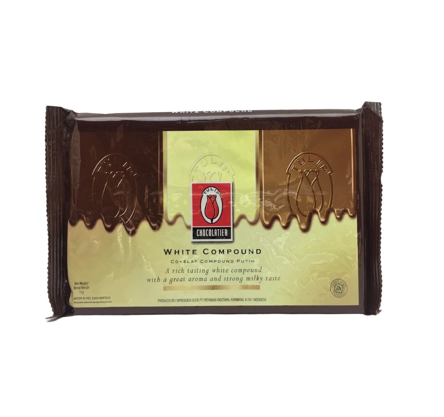 TULIP WHITE CHOCOLATE COMPOUND 1kg