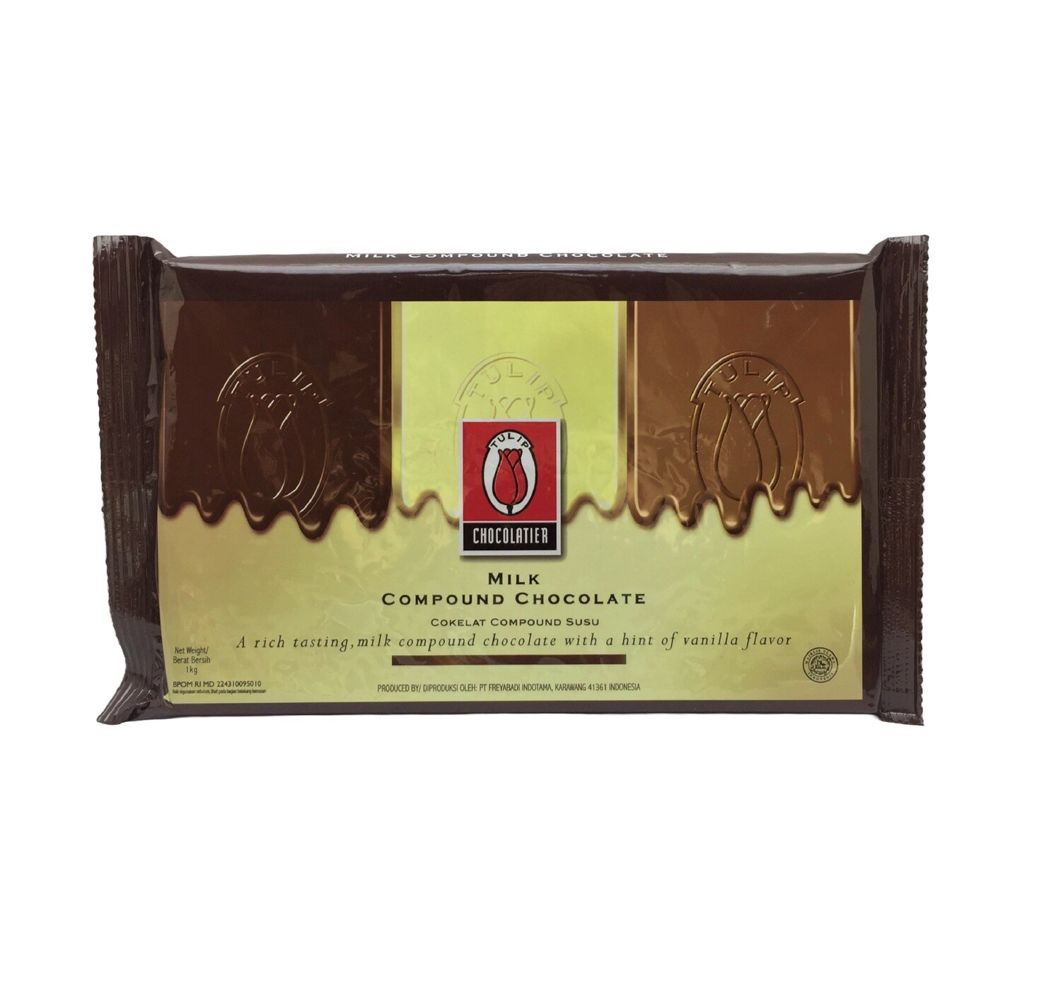 TULIP MILK CHOCOLATE COMPOUND 1kg