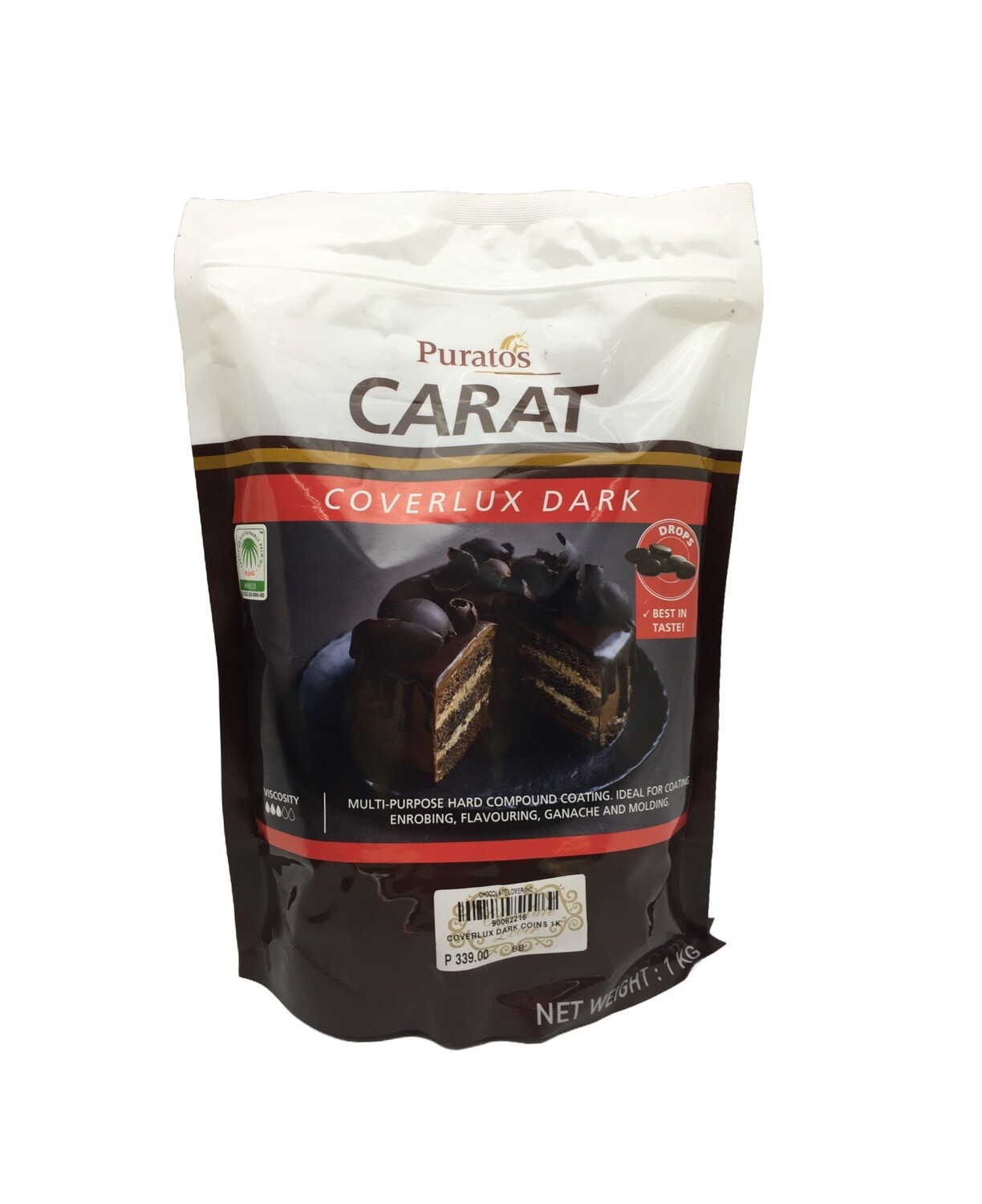 PURATOS CARAT COVERLUX DARK COINS 1kg