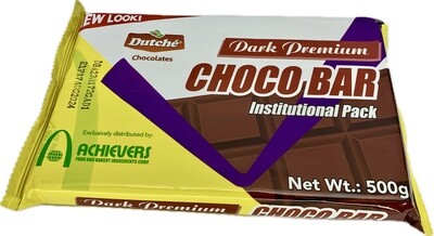 DUTCH&#39;E DARK PREMIUM CHOCOLATE BAR 500g